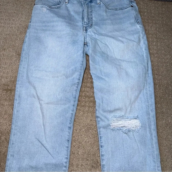 Madewell Mid-Rise Classic Straight Jeans in Wellingford Wash women’s size 28 - Picture 7 of 9